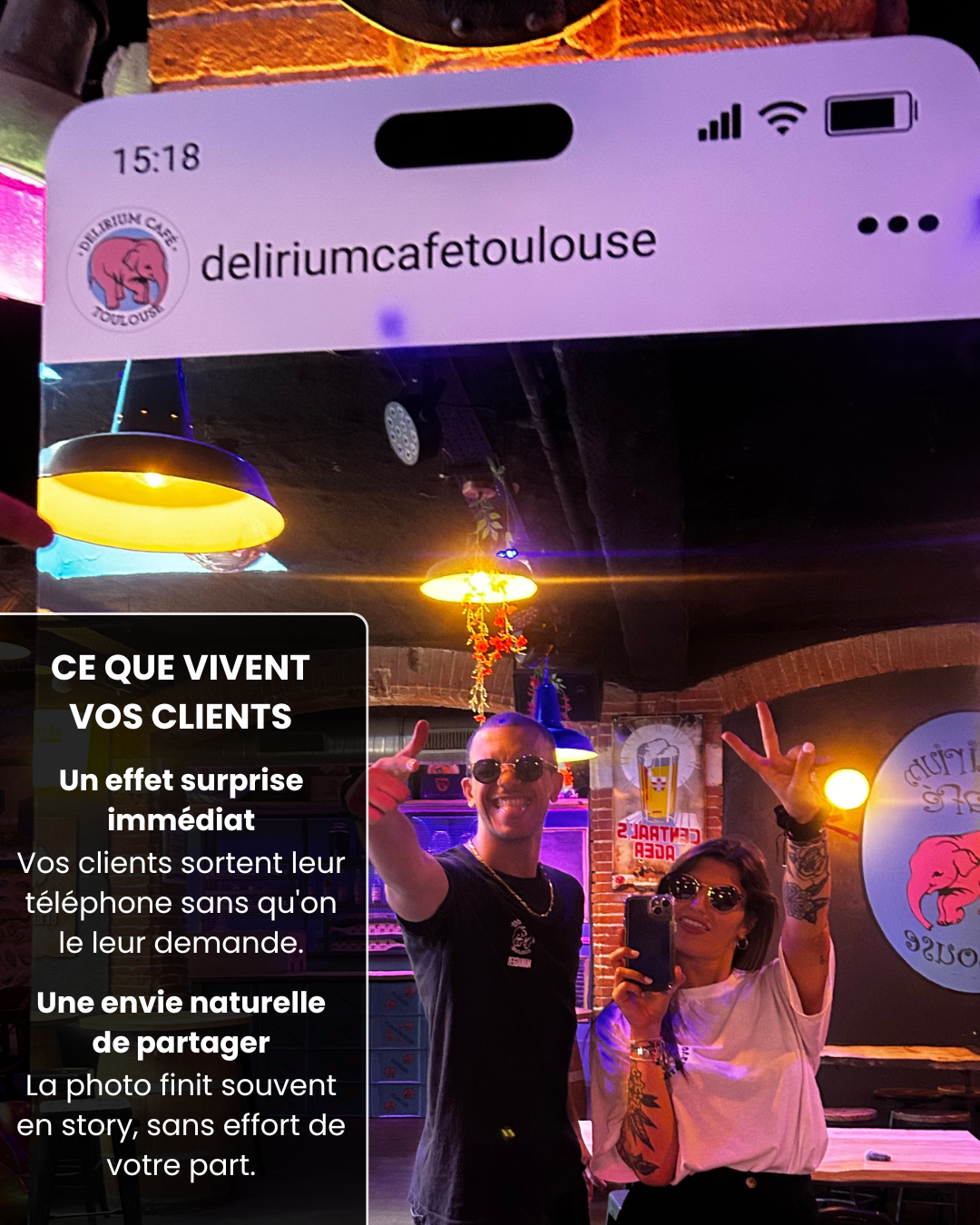 Social Mirror - Miroir Instagram personnalisé